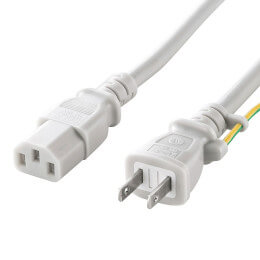 パソコン工房 3P-2P電源ケーブル ( UNI-PWC18-15A ) | パソコン工房