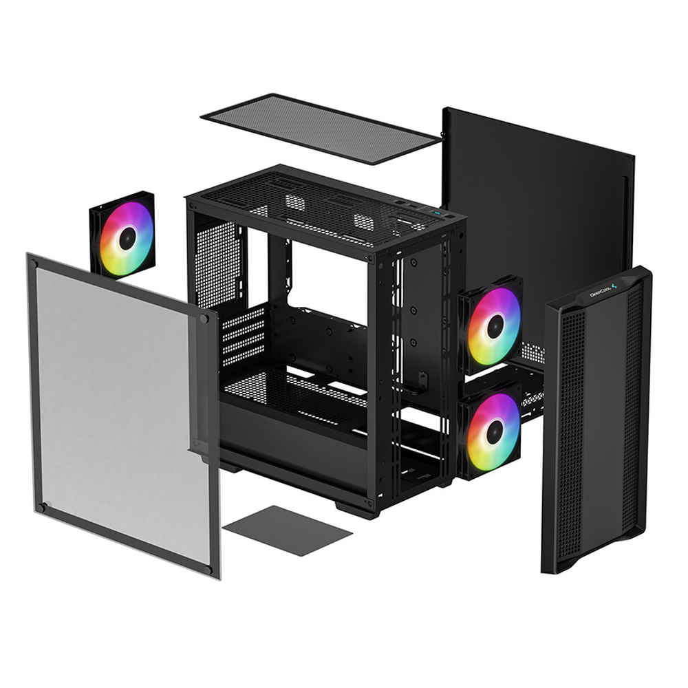 DEEPCOOL  PCケース ARGB R-CC360-BKAPM3-G-1 CC360 ARGB - DeepCool