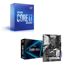 Intel Core i7 10700K BOX + ASRock Z490 Pro4 セット(セット商品)格安バーゲン速報