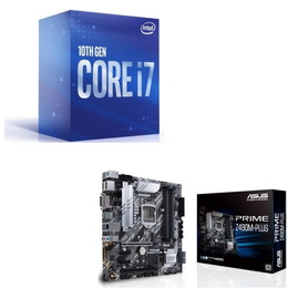 Intel Core i7 10700 BOX + ASUS PRIME Z490M-PLUS セット(セット商品)格安セール一覧