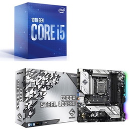 Intel Core i5 10500 BOX + ASRock B460M Steel Legend セット(セット商品)格安バーゲン速報