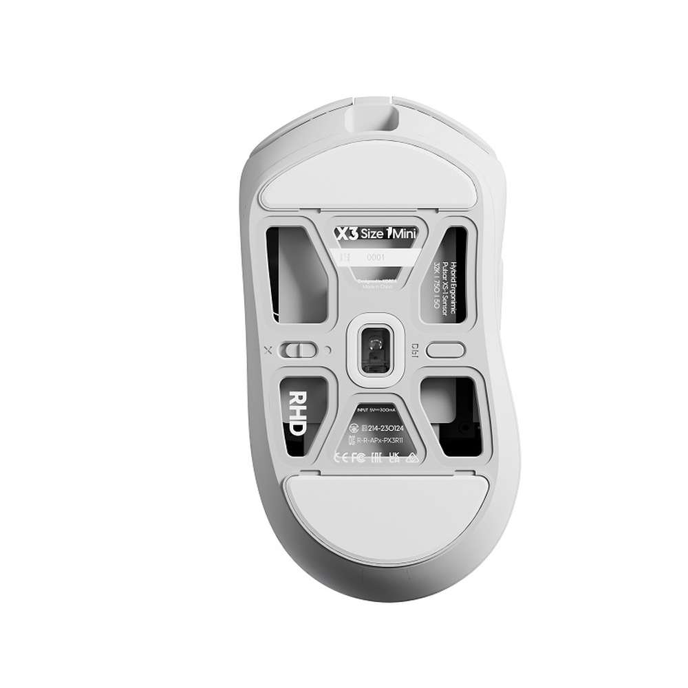 pulsar X3 Mini Size1 ワイヤレスマウス ホワイト Pulsar X3 Size 1 - White - us.MaxGaming.com