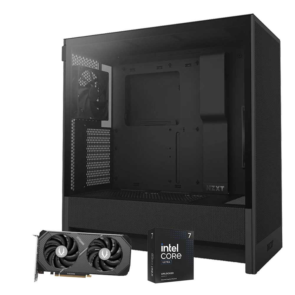 パソコン工房 NZXT H5 Flow 黒 PCケース採用・ZOTAC GeForce RTX 5070