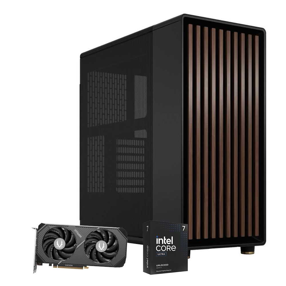 パソコン工房 Fractal Design North 黒 PCケース採用・ZOTAC GeForce