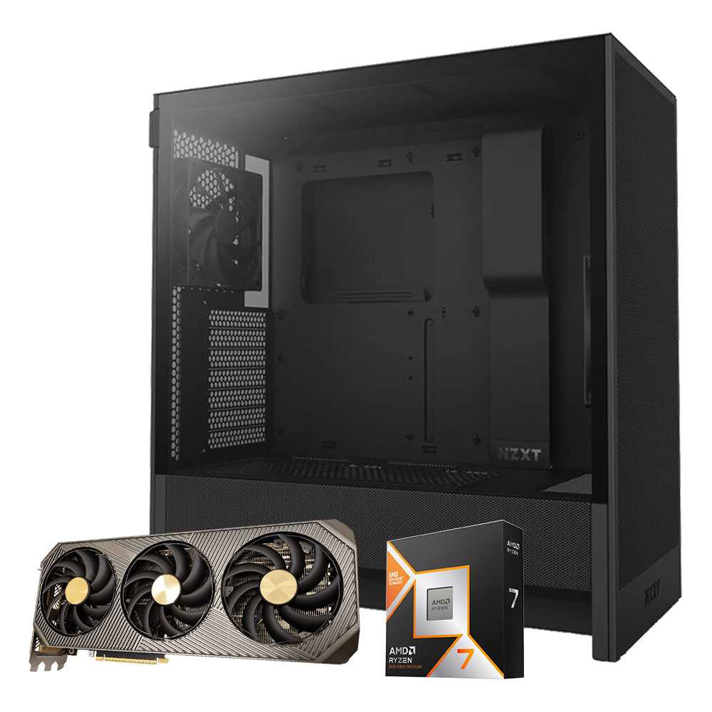パソコン工房 NZXT H5 Flow 黒 PCケース採用・ZOTAC GeForce RTX 5090
