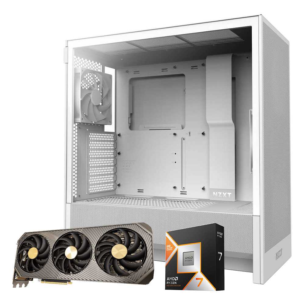 パソコン工房 NZXT H5 Flow 白 PCケース採用・ZOTAC GeForce RTX 5090