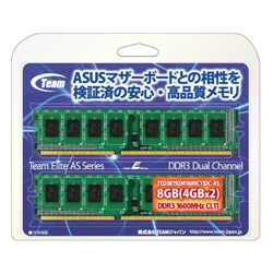 Team Tedm1600c11dc As Ddr3 Pc3 4gb 2枚組 価格比較 価格 Com