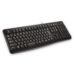 ＜パソコン工房＞ Keyboard K120 スリムな薄型デザイン 静音・耐水設計 低価格エントリーモデル USB接続 109日本語キーボード画像