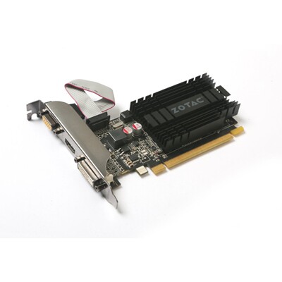 本物の GT グラフィクスボード DDR3 710 LP GeForce ZOTAC PCパーツ