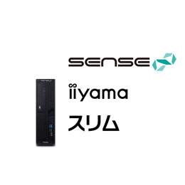 ＜パソコン工房＞ AMD Ryzen 3搭載スリムクリエイターパソコン / iiyama SENSE-S0P5-R43G-EZX [Windows 10 Home]画像