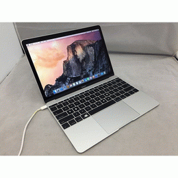 〔中古〕MacBook 12-inch Early 2015 MF855J/A Core_M 1.3GHz 8GB SSD256GB シルバー 〔10.10 Yosemite〕(中古1ヶ月保証)