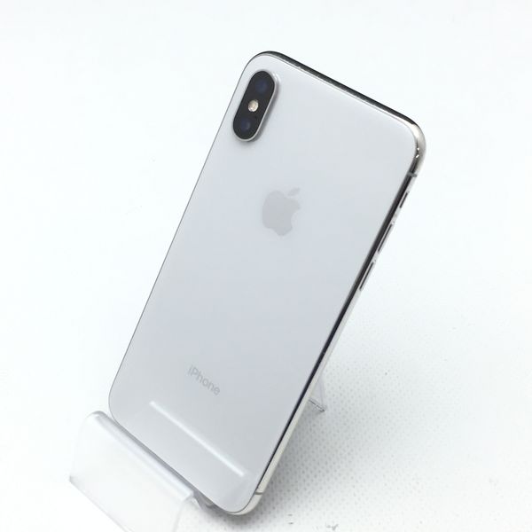iPhoneX silver シルバー64 GB docomoSIMロックなし-