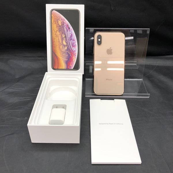 au iphone XS 256GB ゴールド simロック解除