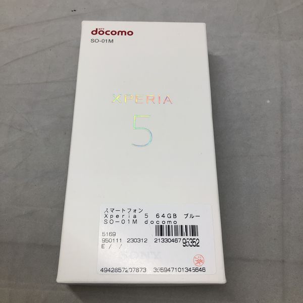 SONY 〔中古〕Xperia 5 64GB ブルー SO-01M docomo（中古1ヶ月保証