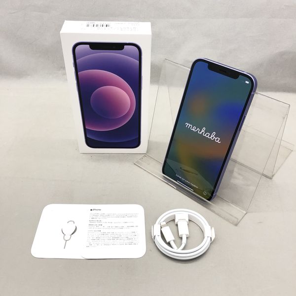 APPLE 〔中古〕iPhone12 64GB パープル MJNH3J／A auロック解除SIM