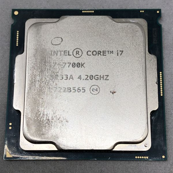 Intel 〔中古〕インテル® Core™ i7 プロセッサー 7700K 〔4.2GHz／LGA ...