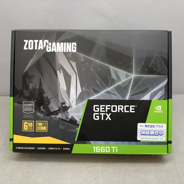 GeForce GTX 1660ti  ZOTAC ZT-T16610F-10L
