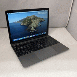 〔中古〕MacBook 12-inch Mid 2017 MNYF2J／A Core_m3 1.2GHz 8GB SSD256GB スペースグレイ 〔10.15 Catalina〕（中古1ヶ月保証）