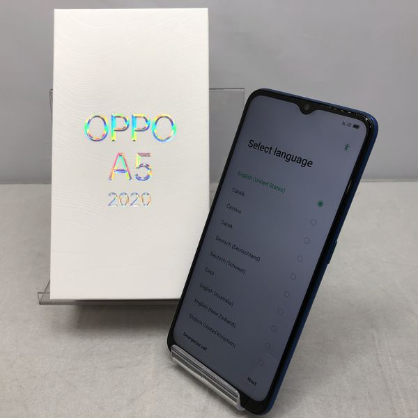 OPPO 〔中古〕OPPO A5 2020 64GB ブルー OPU32SLU UQ mobile（中古1