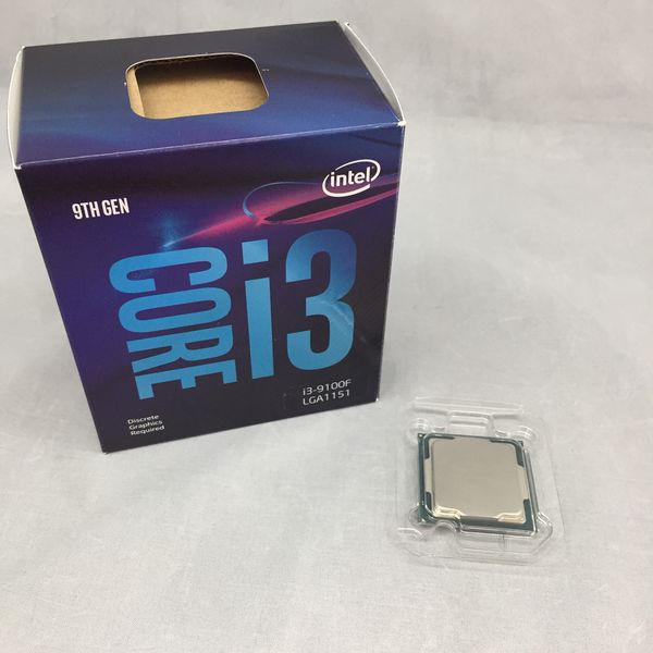 Core i3 9100f CPU 箱 説明書 CPUクーラー 動作確認済み