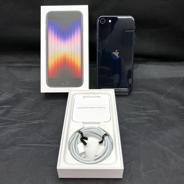 APPLE 〔中古〕iPhone SE 第3世代 64GB ミッドナイト MMYC3J／A SIM ...