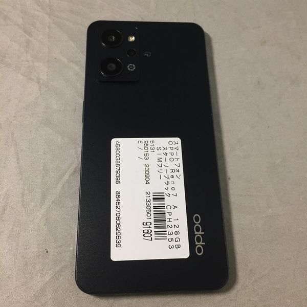 OPPO Reno 7A　128GB　スターリーブラック