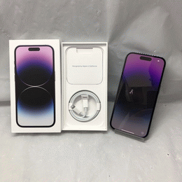 〔中古〕iPhone14 Pro 256GB ディープパープル MQ1E3J/A SIMフリー(中古1ヶ月保証)