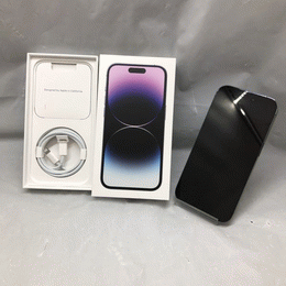 〔中古〕iPhone14 Pro 256GB ディープパープル MQ1E3J/A SIMフリー(中古1ヶ月保証)