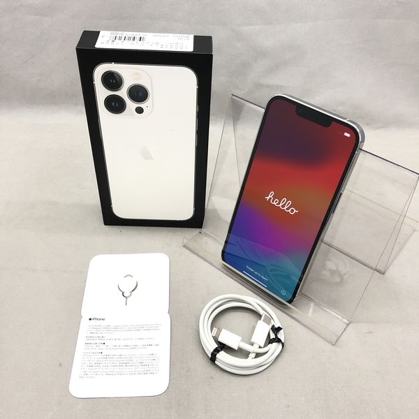 APPLE 〔中古〕iPhone13 Pro 128GB シルバー MLUF3J／A 楽天ロック解除