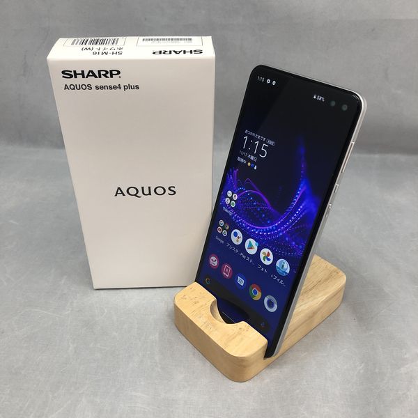 SHARP 〔中古〕AQUOS sense4 plus 128GB ホワイト SH-M16 SIMフリー