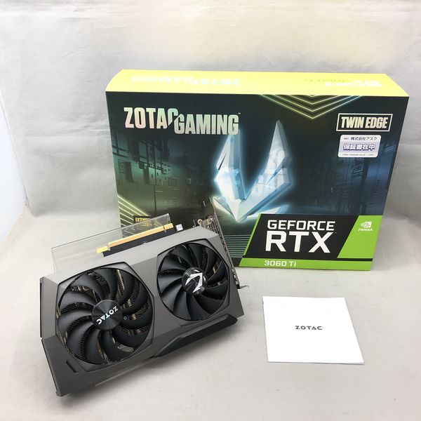 【中古】ZOTAC RTX3060Ti TWIN EDGE GDDR6X ZOTAC 〔中古〕ZOTAC GAMING GeForce RTX 3060Ti TWIN EDGE