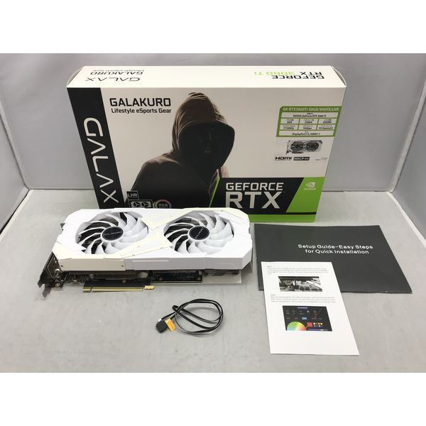 GALAX GEFORCE RTX 3060ti ホワイトPCケース Gaming PC CORE i9 , RTX 3060 , 32GB DDR4 , 1TB SSD, RGB, Win