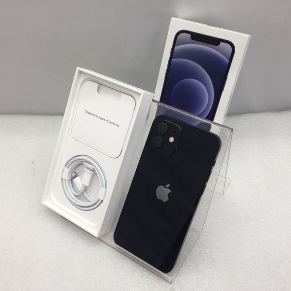 APPLE 〔中古〕iPhone12 128GB ブラック MGHU3J／A SIMフリー（中古1 