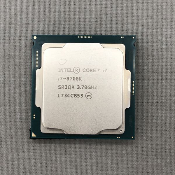 動作確認済】 CPU Intel Core i7-8700K（CPU Intel Core i7