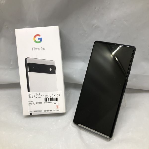 中古】【安心保証】 Google Pixel 6a[128GB] au チャコール