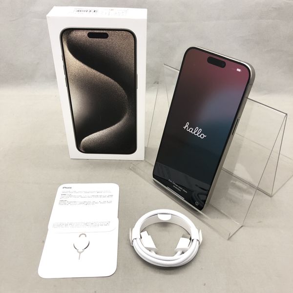 APPLE 〔中古〕iPhone15 Pro Max 512GB ナチュラルチタニウム APPLE 〔中古〕iPhone15 Pro Max 512GB ナチュラルチタニウム