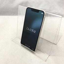 〔中古〕iPhone13 mini 128GB スターライト MLJE3J/A auロック解除SIMフリー(中古1ヶ月保証)