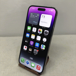 〔中古〕iPhone14 Pro Max 128GB ディープパープル MQ993J/A SIMフリー(中古1ヶ月保証)