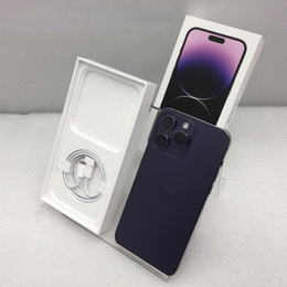 〔中古〕iPhone14 Pro Max 512GB ディープパープル MQ9J3J/A SIMフリー(中古1ヶ月保証)