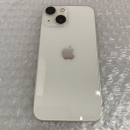 〔中古〕iPhone13 mini 128GB スターライト MLJE3J/A auロック解除SIMフリー(中古1ヶ月保証)