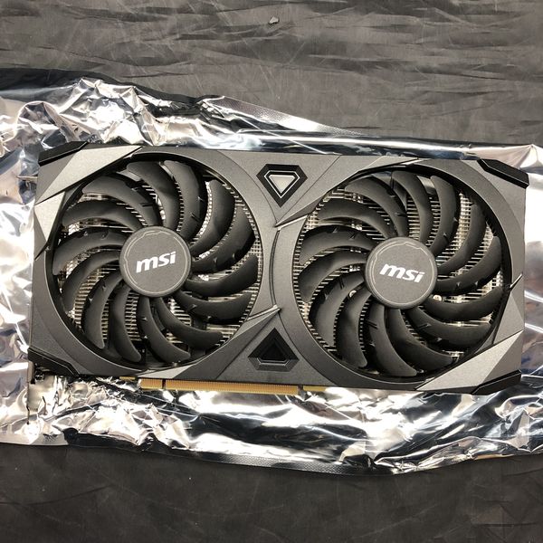 【中古】MSI VENTUS 2X GeForce RTX 3060 Ti MSI NVIDIA GeForce RTX 3060 Ti VENTUS 2X LHR Overclocked Dual-Fan