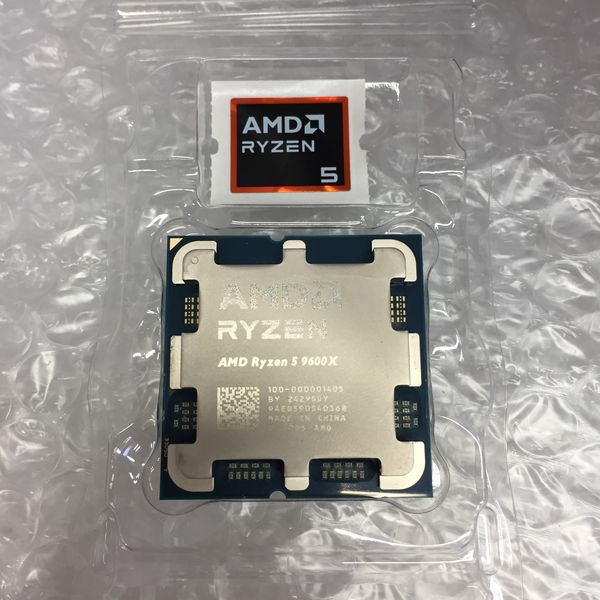 【中古】【美品】Ryzen 5 9600X CPU 楽天市場】【中古】AMD Ryzen 5 9600X (3.9GHz/TC:5.4GHz) bulk
