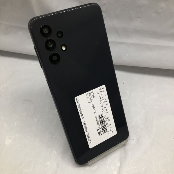 SAMSUNG - 良品中古 Galaxy A32 5G SCG08 オーサムブラック Galaxy A32 5G SCG08[64GB] au オーサムブラックの買取価格