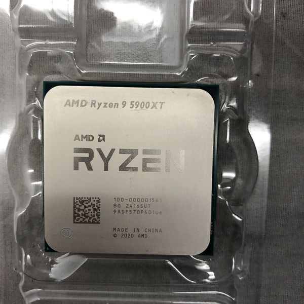 AMD 〔中古〕Ryzen 9 5900XT 〔3.3GHz／SOCKET AM4〕（中古1ヶ月