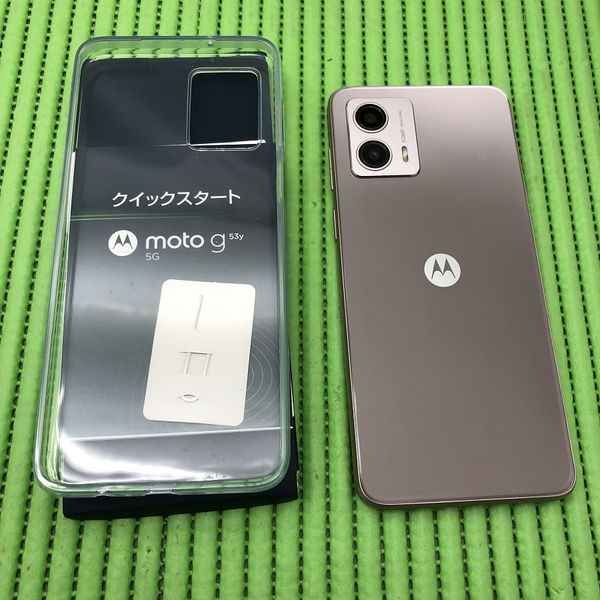 Motorola moto g53y 5G 本体のみ ケーブル等なし 中古 MOTOROLA moto g53y 5G 新品¥12,800 中古¥9,000 | 新品・中古の