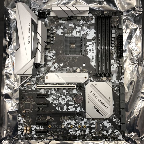 ●ASRock B450 Steel Legend ATX ●中古美品・動作保証 中古】ASRock B450 Steel Legend B450/AM4/ATX【川崎】保証期間1週間