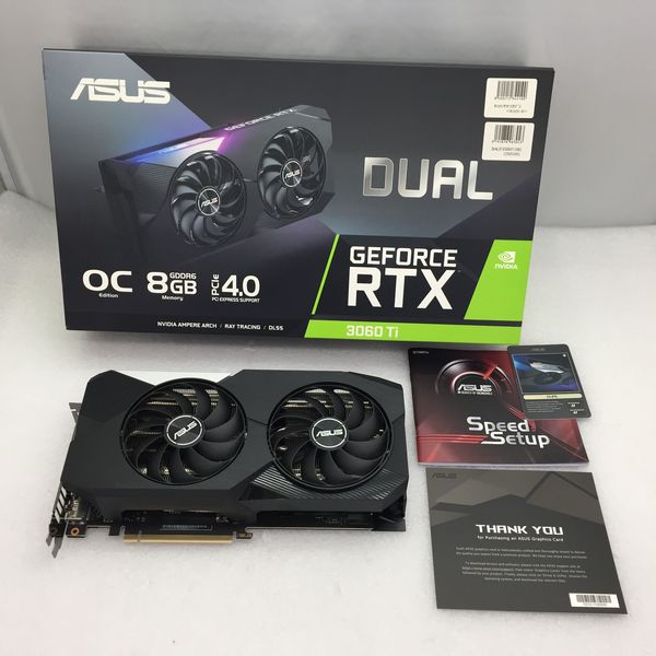 【中古・3060Ti】ASUS DUAL-RTX3060TI-8G ASUS Dual GeForce RTX 3060 Ti 8GB GDDR6 | Graphics Cards