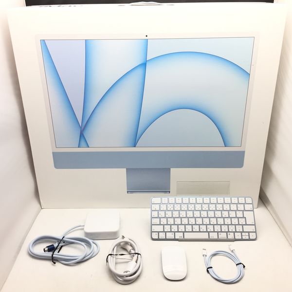 APPLE 〔中古〕iMac 24-inch Mid-2021 MGPK3J/A ブルー 〔13.7 APPLE 〔中古〕iMac 24-inch Mid-2021 MGPK3J/A ブルー 〔13.7