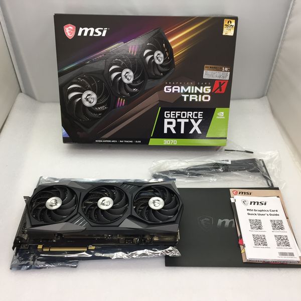 MSI Gaming x Trio GeForce RTX 3070 中古 MSI GeForce RTX 3070 GAMING Z Trio LHR 8GB GDDR6 Graphics