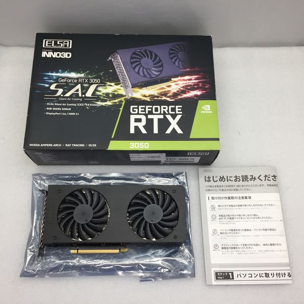 ELSA RTX3050 8G 中古 ELSA RTX3050 8G 中古 中古】ELSA GeForce RTX 3050 S.A.C